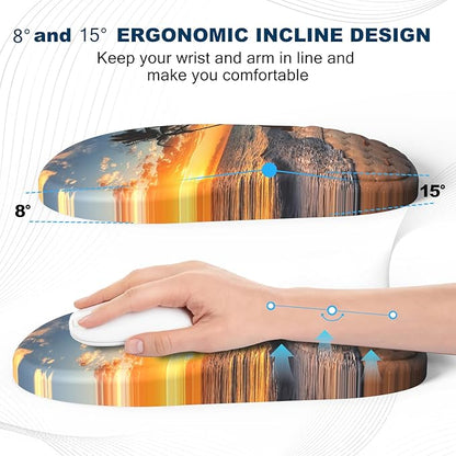 Ergonomic Mouse Pad and Keyboard Wrist Rest - Image 3