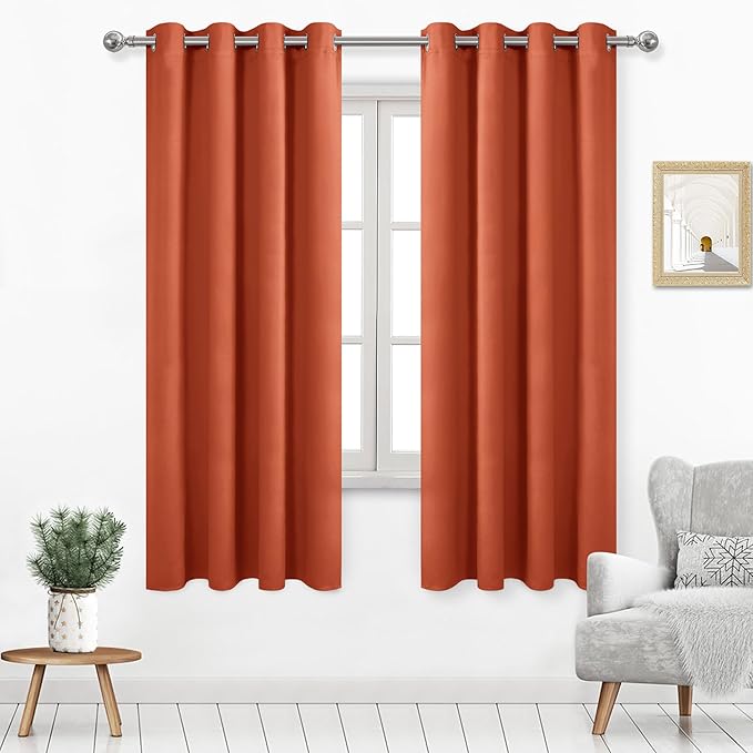 DWCN Blackout Curtains for Living Room, Room Drakening Drapes for Bedroom by DWCN