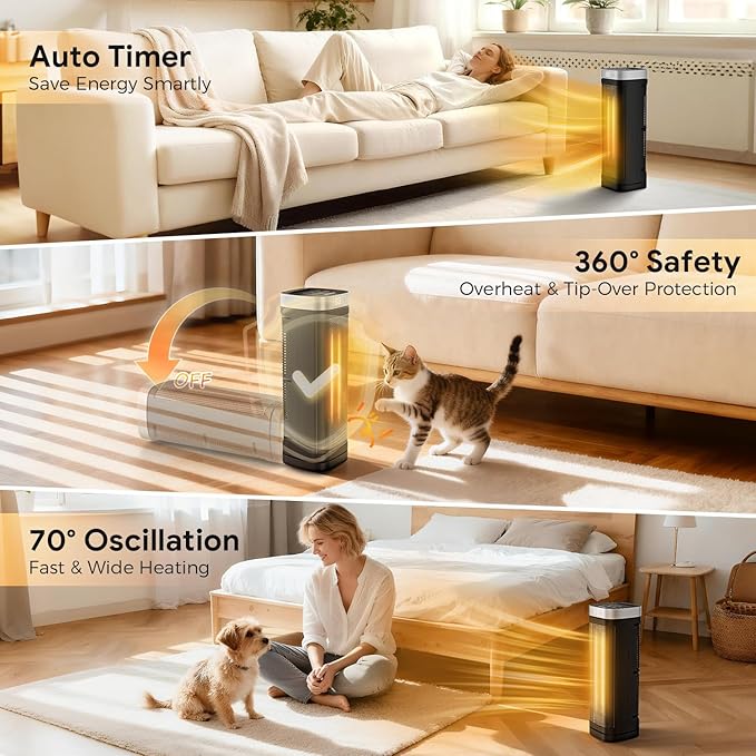 Small Space Heater for Indoor Use - Image 3