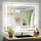 YEELAIT 44x36 Inch LED Bathroom Mirror by YEELAIT