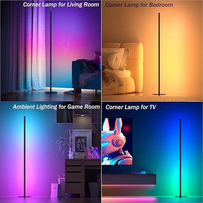 Eastfine Corner Floor Lamp, RGBWW IC Corner Lamp - Image 6