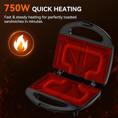 OSTBA Sandwich Maker, 2 Slice Grilled Cheese Maker - Image 3