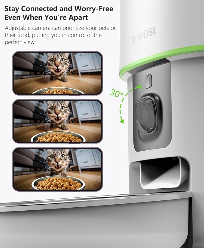 Automatic Cat Feeder with Camera - 5G WiFi Auto Cat Food Dispenser - Image 7