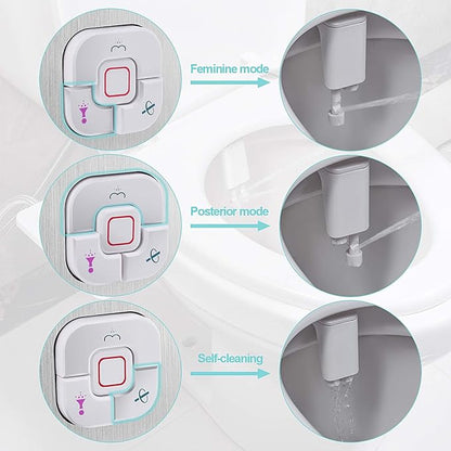 SAMODRA Bidet Attachment, Non-Electric Cold Water Bidet Toilet Seat Attachment - Image 7