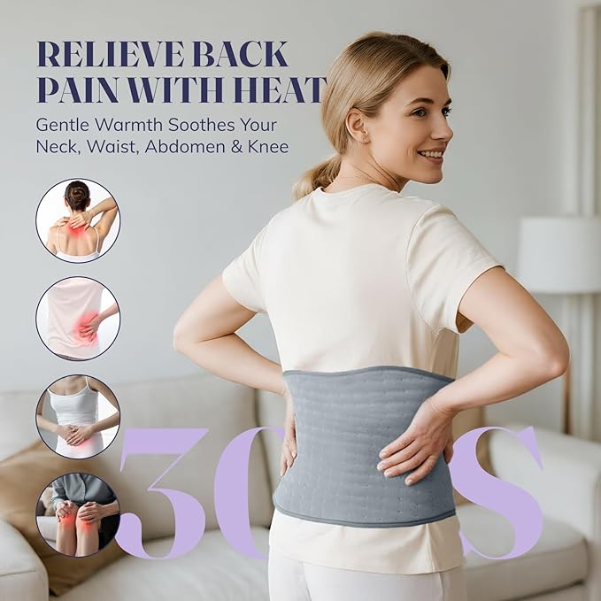 Heating Pad for Period Cramps, Electric Heat Pad - Image 2