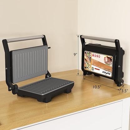 Sunvivi Panini Press Sandwich Maker: Electric Panini Press Grill - Image 2