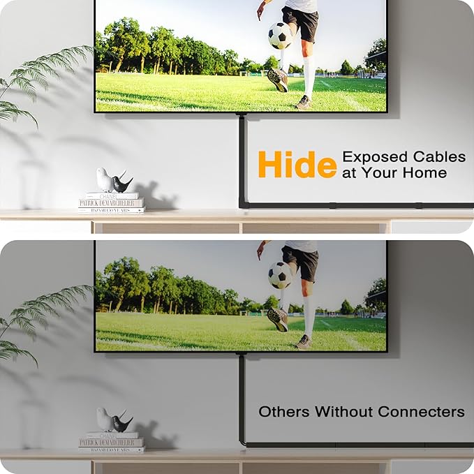 Delamu 157in Cord Hider, Cord Cover Wall Cable Management, Paintable Wire Cover - Image 4