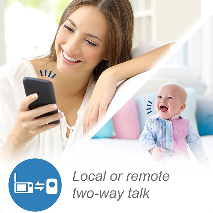 VTech RM7764HD 1080p WiFi Remote Access Baby Monitor, 360° Pan&Tilt, 7” 720p HD - Image 9