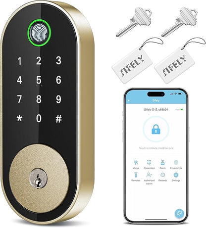 Fingerprint Smart Deadbolt by SifelySmartLocks