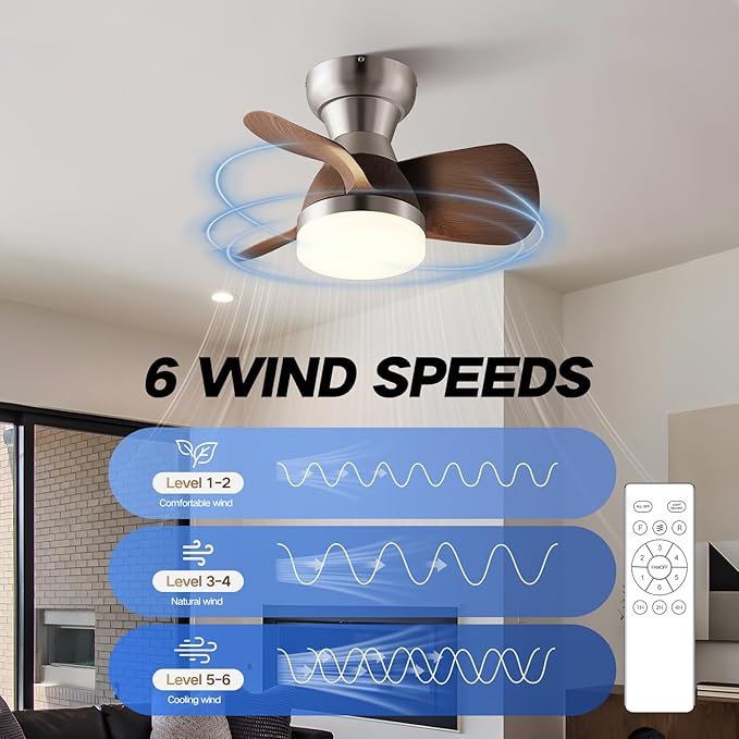 Myleoron 20 Inch Ceiling Fan - Image 4