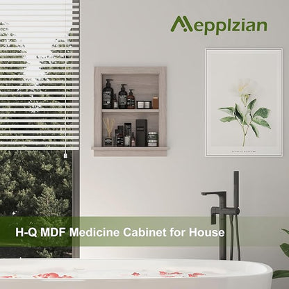 Recessed Medicine Cabinet, Fully Assembled Recessed Wall Niche, Waterproof in - Image 5