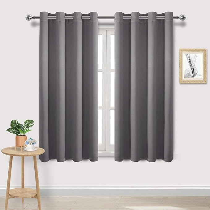 DWCN Blackout Curtains for Bedroom, Room Darkening Thermal Insulated Living by DWCN