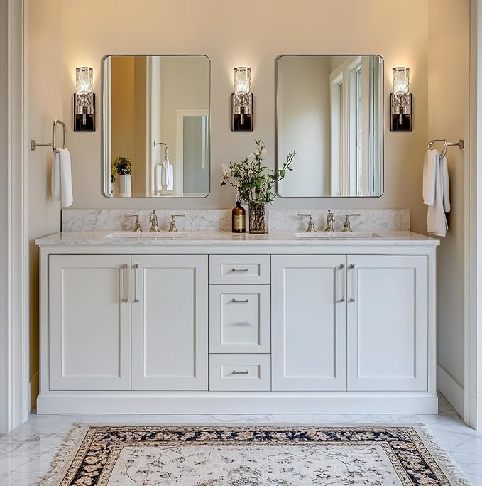 ANDY STAR Brushed Nickel Mirrors - Image 2
