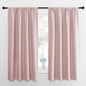 NICETOWN Blackout Curtains for Living Room, Blush Pink, 2 Panels, 42 by 63 by NICETOWN