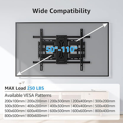 MOUNTUP Heavy Duty Full Motion TV Wall Mount - Image 3