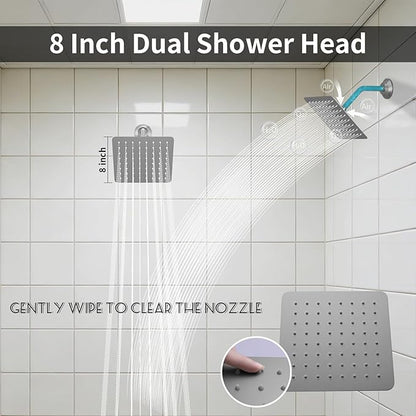 KATAIS Digital Display Shower Fixtures Brushed Nickel Shower System - Image 3