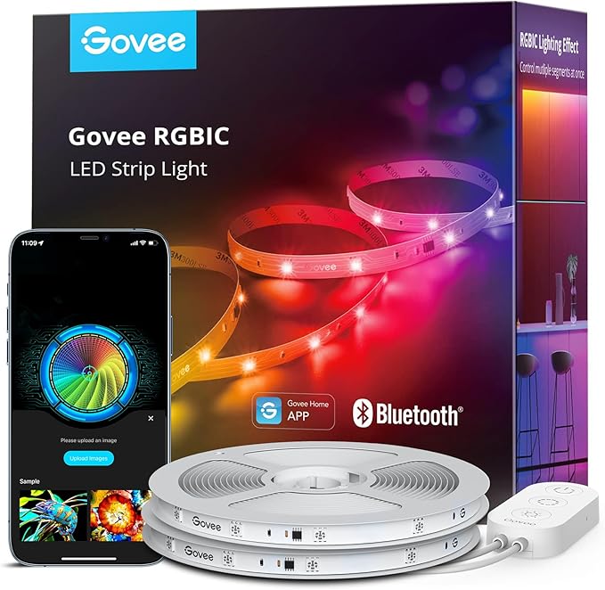 Govee RGBIC LED Strip Lights, 65.6ft Smart LED Lights by Govee