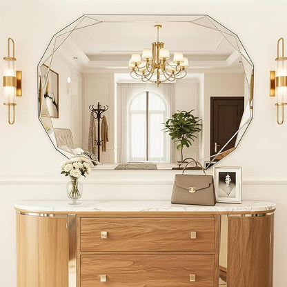 Suidia Bathroom Mirror, Frameless Bathroom Mirror - Image 7