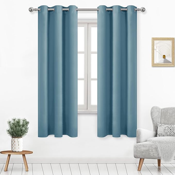 DWCN Blackout Curtains for Bedroom, Thermal Room Darkening Curtain Drapes for by DWCN