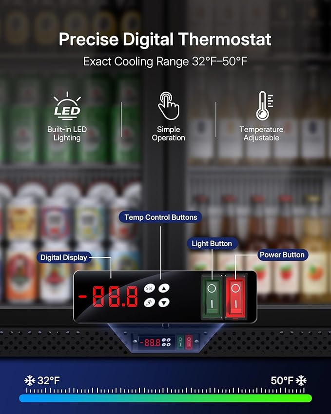Upstreman 7.3 Cu.Ft Back Bar Cooler - Image 3