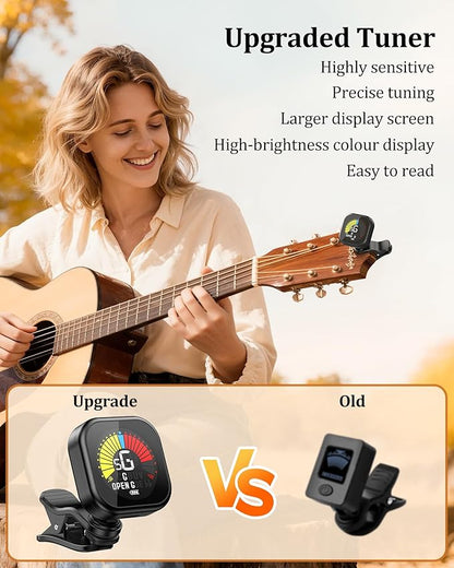New Bee Guitar Tuner Clip-On Rechargeable - Image 2