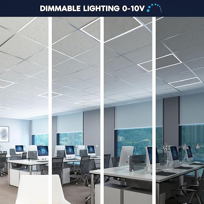 2x2 FT Edge-Lit Frame LED Panel Lights, 5CCT Selectable 3000K-6500K, - Image 6
