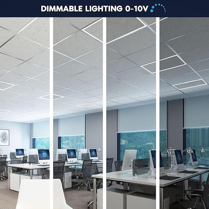 2x2 FT Edge-Lit Frame LED Panel Lights, 5CCT Selectable 3000K-6500K, - Image 6