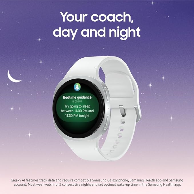 Samsung Galaxy Watch 8 44mm LTE Smartwatch, Cushion Design, Fitness Tracker - Image 2