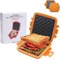 Microwave Sandwich Maker, Heat-Resistant Silicone Rubber Shell, Advanced by Unknown