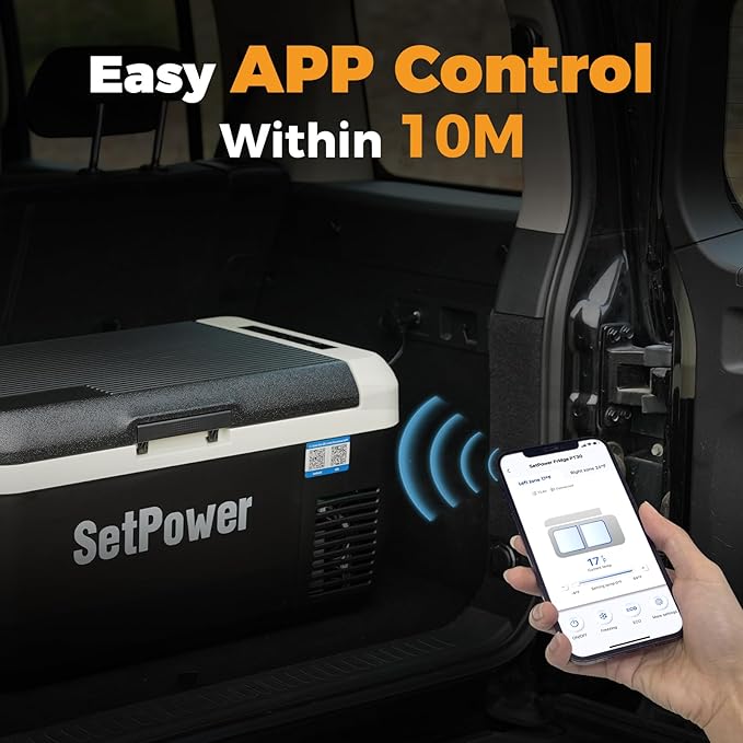 Setpower PT30 12V Refrigerator Dual Zone 32 Quart Car Refrigerator 12V Portable - Image 4