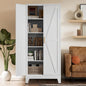 COFaR 5 Tier Metal Farmhouse Storage Cabinet by COFAR