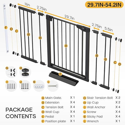 Cumbor 36" Extra Tall Baby Gate - Image 7