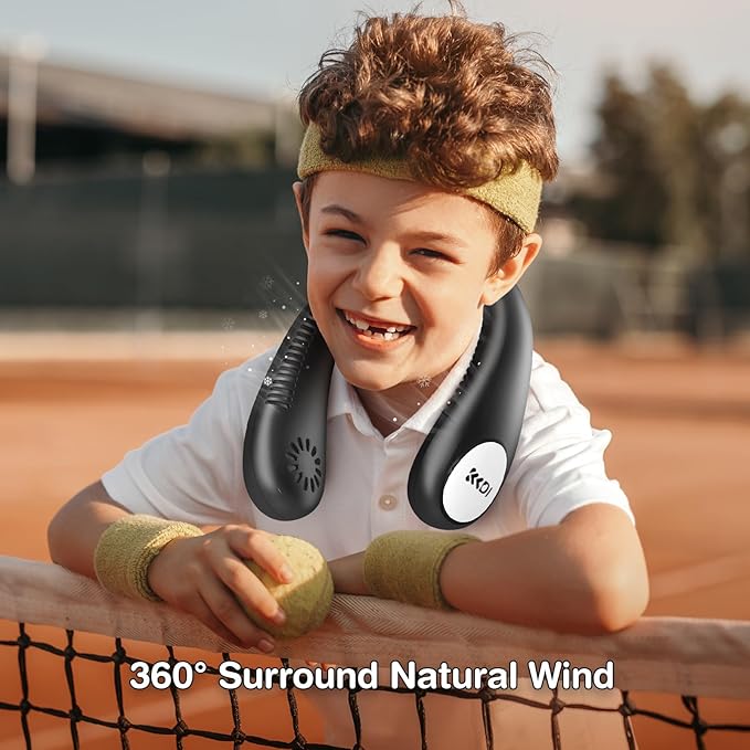 Kids Neck Fan, Portable Bladeless Fans - Image 3