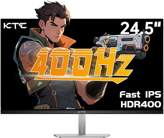 KTC 24.5 Inch 400Hz Gaming Monitor, FHD 1080P 240Hz Computer Monitor, Fast IPS by KTC