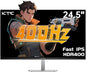 KTC 24.5 Inch 400Hz Gaming Monitor, FHD 1080P 240Hz Computer Monitor, Fast IPS by KTC