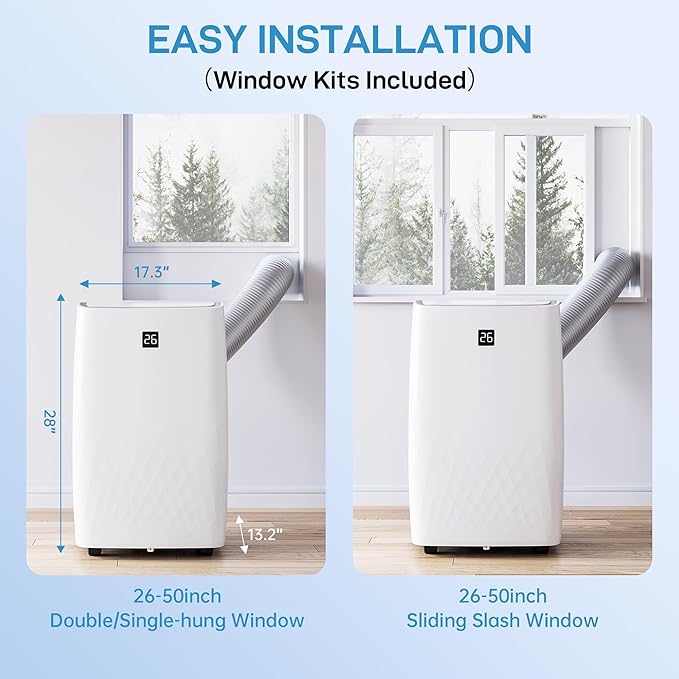 Portable Air Conditioners 12000 BTU, Remote Control AC - Image 2