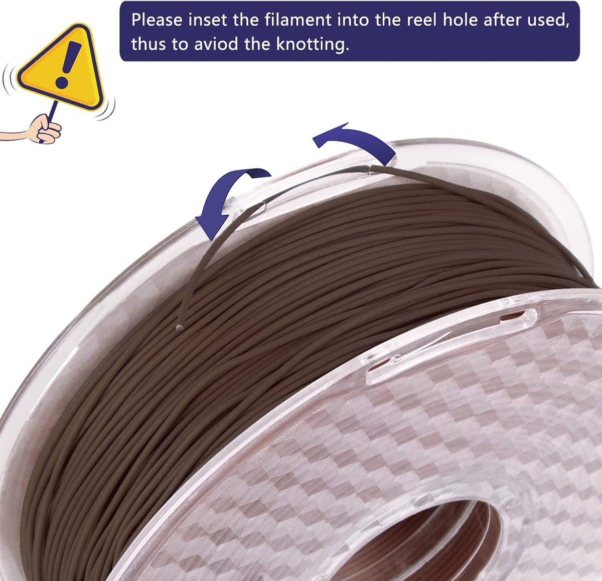 iSANMATE 3D Printer Filament, PLA Filament 1.75mm Bundle, White and Sandal Wo...