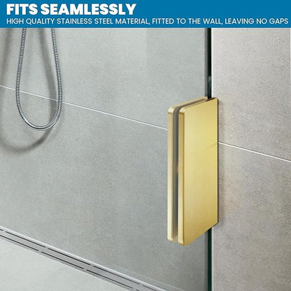 Bathroom Shower Glass Door, 5/16" Thick Clear Tempered Glass Door - Image 5