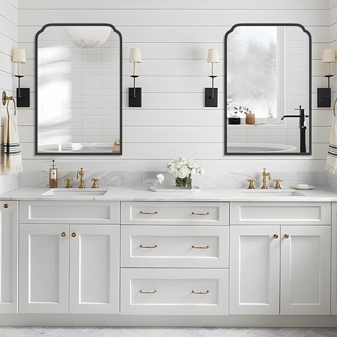 24X36 Inch Black Bathroom Mirror - Image 2
