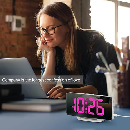 Hournor Digital Alarm Clock, LED Digital Clock - Image 7