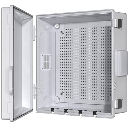 Electrical Junction Box, Ventilated Design, Cable Grommets, Indoor/Outdoor Use by ANIMACYN