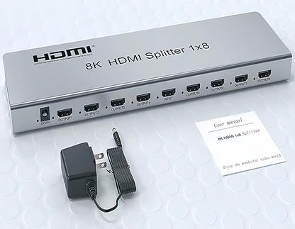 SGRAPID HDMI Splitter 1×8 8K HDMI2.1 Splitter 1 in 8 Out Distributor Affordable - Image 9