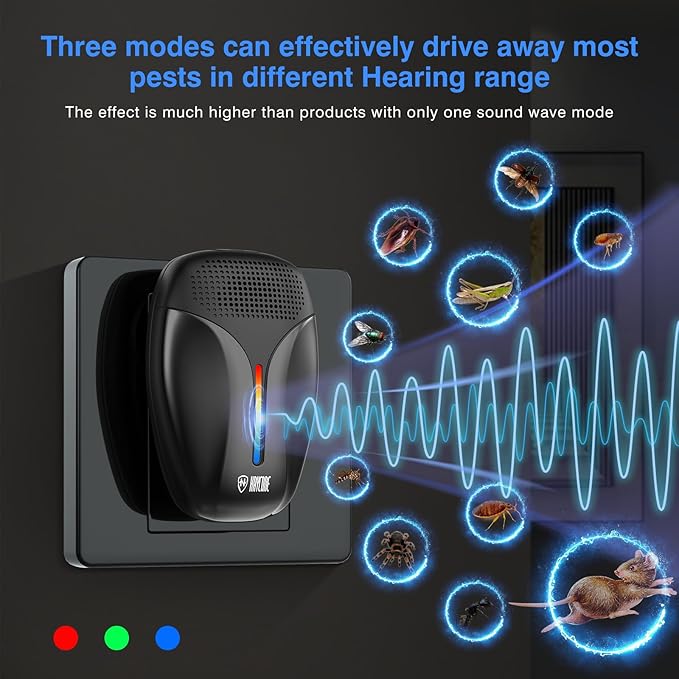 Upgraded Ultrasonic Repeller & Insect Indoor Repeller, Ultrasonic and Repellent - Image 3