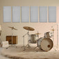 6 PCS Acoustic Panels, Large Soundproof Wall Panels, Professional Fiberglass by Lakexus