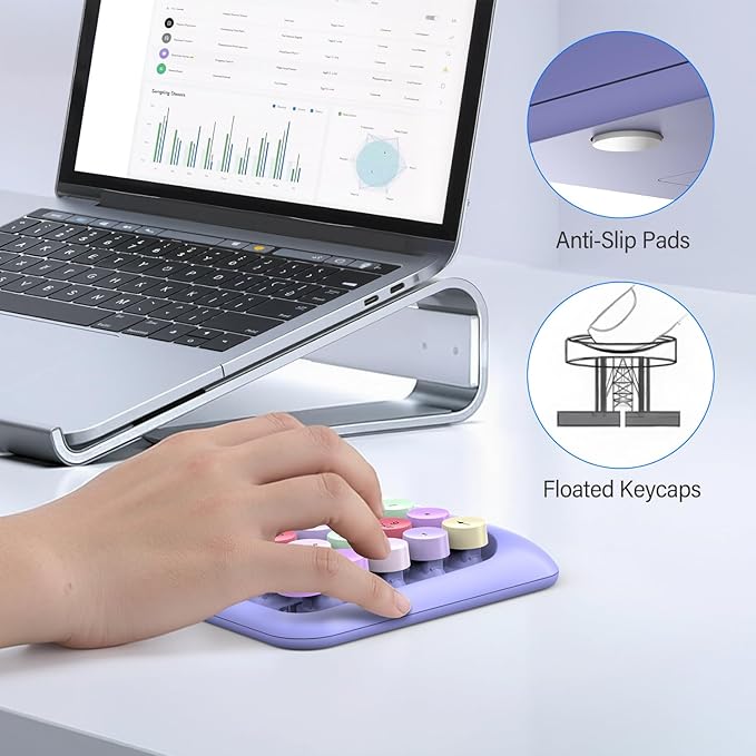 MOFII Cute Colorful Wireless Number Pad - Image 4