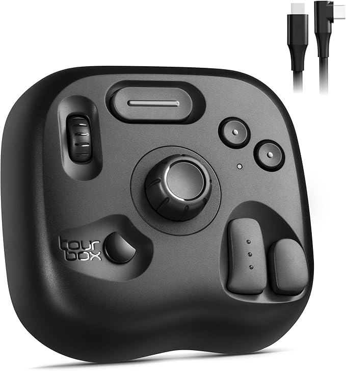 TourBox Lite - Editing Keyboard Compact, Artists Go-to Drawing Macro Keypad by TourBox