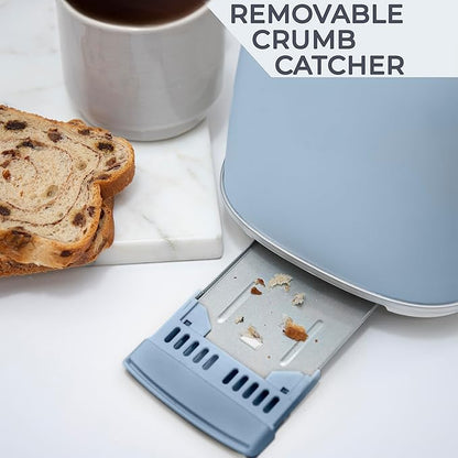 Rae Dunn Retro Rounded Bread Toaster, 2 Slice Stainless Steel Toaster - Image 4