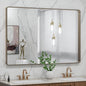 LOAAO 48”X32” Bronze Bathroom Mirrors by LOAAO