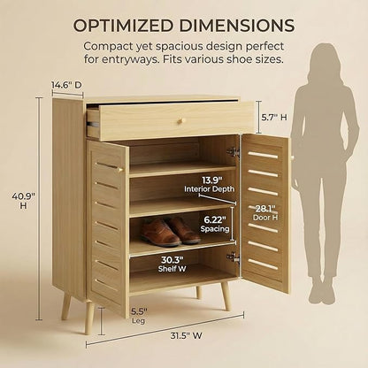 31.5" Shoe Storage Cabinet - Image 2