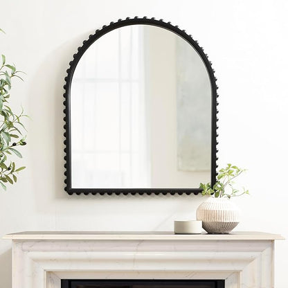 Kate and Laurel Beadbrook Modern Beaded Arched Mirror - Image 3